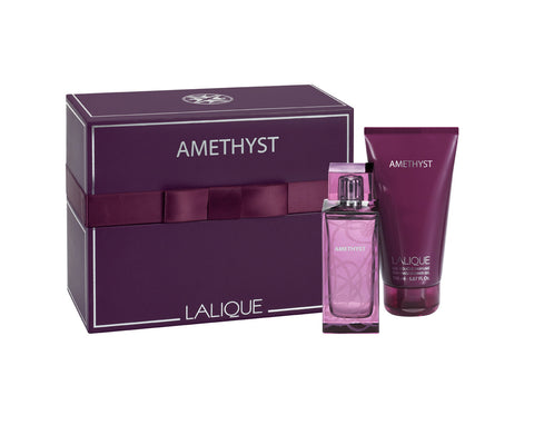 Lalique Amethyst 3.3 oz EDP & 5.07 oz Shower Gel Gift Set