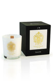 Tiziana Terenzi Gold Rose Oudh - White Glass Gioconda Single Wooden Wick