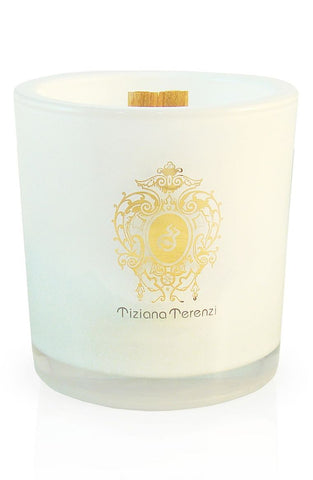 Tiziana Terenzi Spicy Snow - White Glass Foco Double Wooden Wick