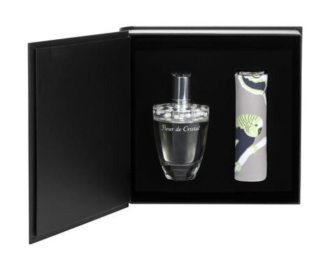Lalique Fleur de Cristal 3.3 oz EDP & Scarf Gift Set