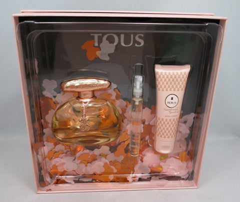 Tous Sensual Touch Gift Set (EDT 100 ml + Body Lotion 50 ml + Purse Spray 10 ml)