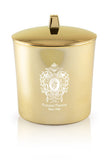 Tiziana Terenzi LUNA Andromeda - Gold Glass Camino Triple Wooden Wick with Lid